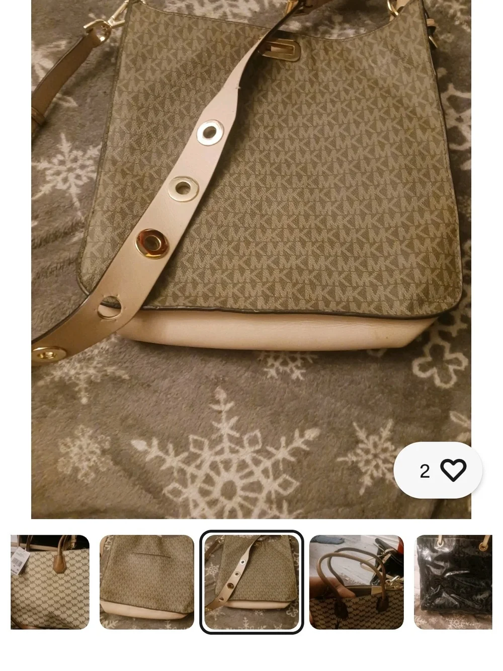 Michael Kors Lot Of 4 Crossbody and Tote Set